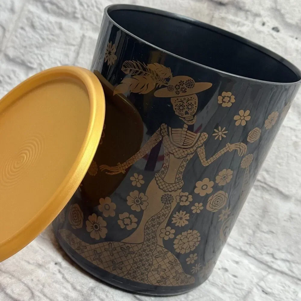 Tupperware Halloween Catrinas One Touch Canister 7.5